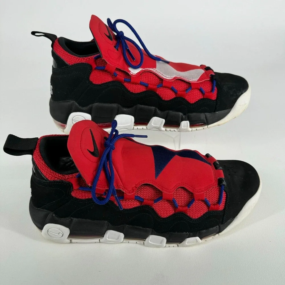 Nike Air Shoes MENS More‎ Money Lone Star State Texas Red Blue Black Sneakers 11